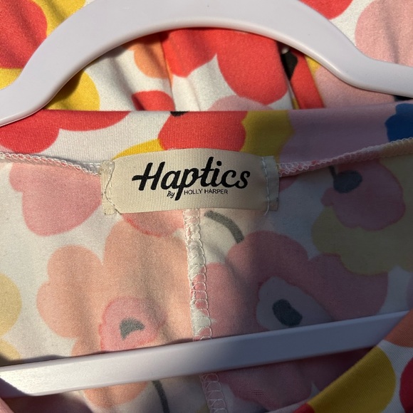 Floral Print Blouse with Red and Yellow Accents - Picture 2 of 2